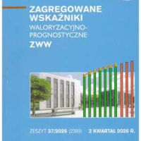 Sekocenbud ZWW Zagregowane wskaźniki waloryzacyjno-prognostyczne 2 kwartał 2026; zeszyt 37/2026