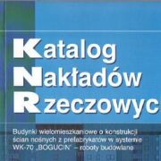 KNR SEK 02-02 Budynki wielomieszkaniowe o konstrukcji ścian nośnych z prefabrykatów w systemie WK-70 BOGUCIN-roboty budowlane.
