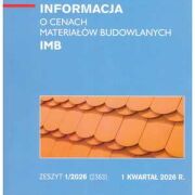Sekocenbud IMB Informacja o cenach materiałów budowlanych 1 kwartał 2026