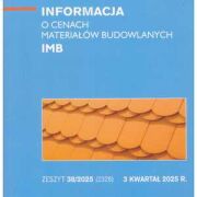 Sekocenbud IMB Informacja o cenach materiałów budowlanych 3 kwartał 2025