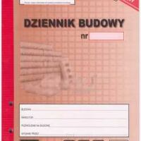 Dziennik budowy samokopiujący 160 kartek