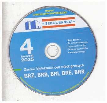 CD Biuletyny robót BRZ, BRB, BRI, BRE, BRR 4 kwartał 2025