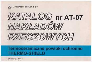 KNR AT-07 Termoceramiczne powłoki ochronne THERMO-SHIELD.