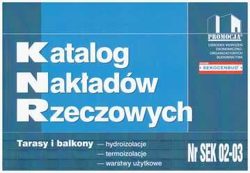 KNR SEK 02-03 Tarasy i balkony.