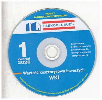 płyta Cd WKI Wartość kosztorysowa inwestycji 1 kwartał 2026
