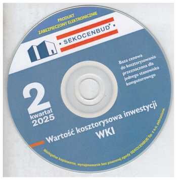 płyta Cd WKI Wartość kosztorysowa inwestycji 2 kwartał 2025