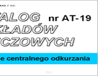 KNR nr AT-19 Instalacje centralnego odkurzania.