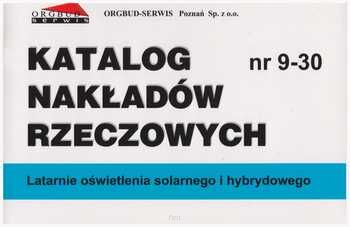 KNR 9-30 Latarnie oświetlenia solarnego i hybrydowego.
