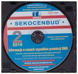 CD Sekocenbud RMS Informacja o cenach czynników produkcji: IMB, IMI, IME, IRS 2 kw. 2016 r.