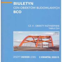 Sekocenbud BCO część 2 obiekty inżynieryjne  - 2 kwartał 2026; zeszyt 33/2026