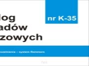 KNR K-35 Hydroizolacje i uszczelnienia - system Remmers.