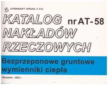 KNR nr AT-58 Bezprzewodowe gruntowe wymienniki ciepła
