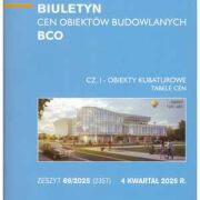 Sekocenbud BCO część 1 obiekty kubaturowe - 4 kwartał 2025; zeszyt 69/2025