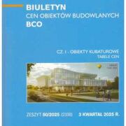 Sekocenbud BCO część 1 obiekty kubaturowe - 3 kwartał 2025; zeszyt 50/2025