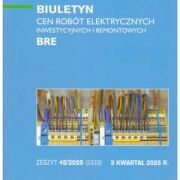Sekocenbud BRE Biuletyn cen robót elektrycznych 3 kwartał 2025, zeszyt nr 45/2025