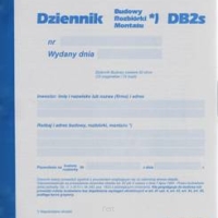 Dziennik budowy DB2 s samokopiujący