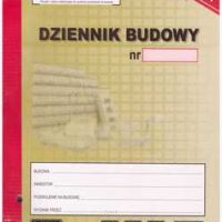 Dziennik budowy samokopiujący 200 kartek