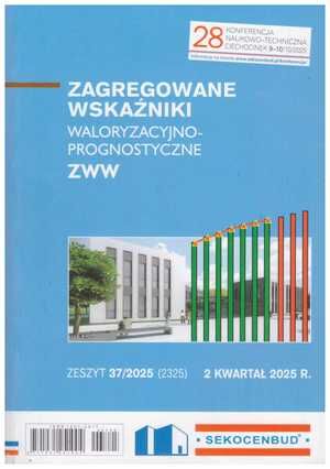 Zagregowane wskaźniki waloryzacyjno-prognostyczne ZWW 2 kwartał 2025 zeszyt 37/2025