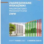 Zagregowane wskaźniki waloryzacyjno-prognostyczne ZWW 4 kwartał 2025 zeszyt 74/2025
