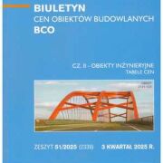 Sekocenbud BCO część 2 obiekty inżynieryjne  - 3 kwartał 2025; zeszyt 51/2025