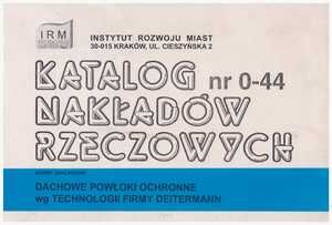 KNR 0-44 Dachowe powłoki ochronne wg technologii firmy Deitermann.