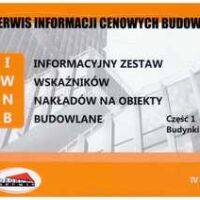 IWNB 4 kwartał 2021  Informacyjny zestaw wskaźników nakładów na obiekty budowlane cz.1 Budynki