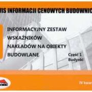 IWNB 4 kwartał 2021  Informacyjny zestaw wskaźników nakładów na obiekty budowlane cz.1 Budynki