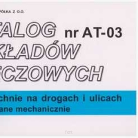 KNR AT-03 Nawierzchnie na drogach i ulicach wykonywane mechanicznie.