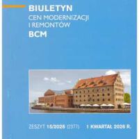 Sekocenbud BCM Biuletyn cen modernizacji i remontów 1 kwartał 2026; zeszyt 15/2026