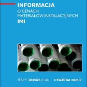Sekocenbud IMI Informacja o cenach materiałów instalacyjnych 4 kwartał 2025