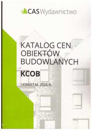 Katalog Cen Obiektów Budowlanych – KCOB  1 kw. 2026