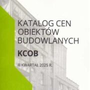 Katalog Cen Obiektów Budowlanych – KCOB  3 kw. 2025