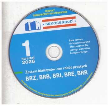 CD Biuletyny robót BRZ, BRB, BRI, BRE, BRR 1 kwartał 2026