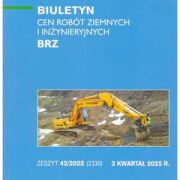 Sekocenbud BRZ Biuletyn cen robót ziemnych i inżynieryjnych 3 kwartał 2025