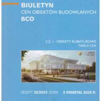 Sekocenbud BCO część 1 obiekty kubaturowe - 2 kwartał 2025; zeszyt 32/2025