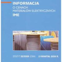 Sekocenbud IME Informacja o cenach materiałów elektrycznych 2 kwartał 2026, zeszyt 22/2026