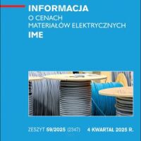 Sekocenbud IME Informacja o cenach materiałów elektrycznych 4 kwartał 2025