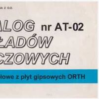 KNR AT-02 Ścianki działowe z płyt gipsowych ORTH.