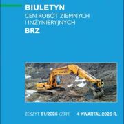 Sekocenbud BRZ Biuletyn cen robót ziemnych i inżynieryjnych 4 kwartał 2025