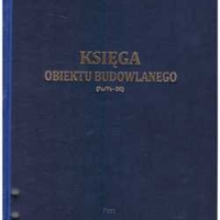 Księga Obiektu Budowlanego. oprawa twarda/granatowa