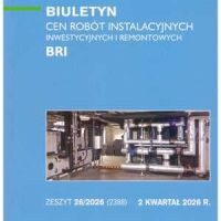 Sekocenbud BRI Biuletyn cen robót instalacyjnych 2 kwartał 2026, zeszyt nr 26/2026