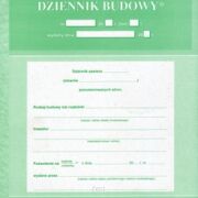 Dziennik budowy PB-51 samokopiujący