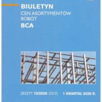 Sekocenbud BCA Biuletyn cen asortymentów robót 1 kwartał 2026, zeszyt 10/2026