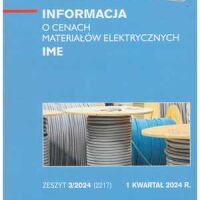 Sekocenbud IME Informacja o cenach materiałów elektrycznych 1 kwartał 2024