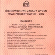 Środowiskowe Zasady Wycen Prac Projektowych - 2012 rozdz.9