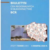 Sekocenbud BCR Biuletyn cen regionalnych w budownictwie 4 kwartał 2025 r.