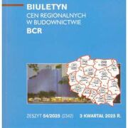 Sekocenbud BCR Biuletyn cen regionalnych w budownictwie 3 kwartał 2025 r. zeszyt 54/2025