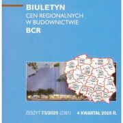 Sekocenbud BCR Biuletyn cen regionalnych w budownictwie 4 kwartał 2025 r.