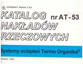 KNR nr AT-53 Systemy ociepleń Termo Organika