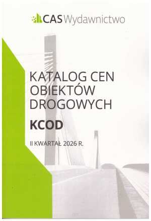Katalog Cen obiektów drogowych KCOD 2 kw. 2026